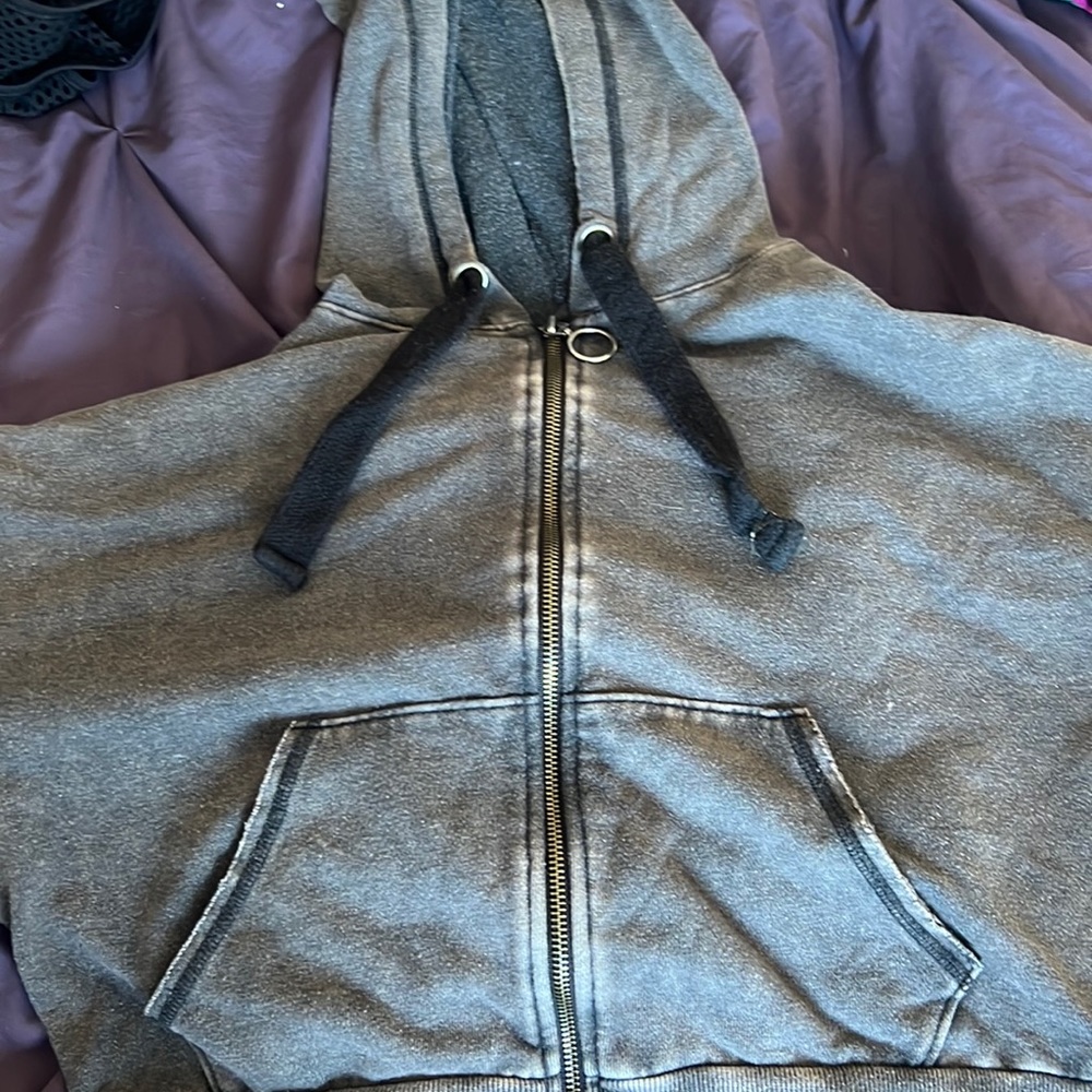 Grey Cropped Jacket